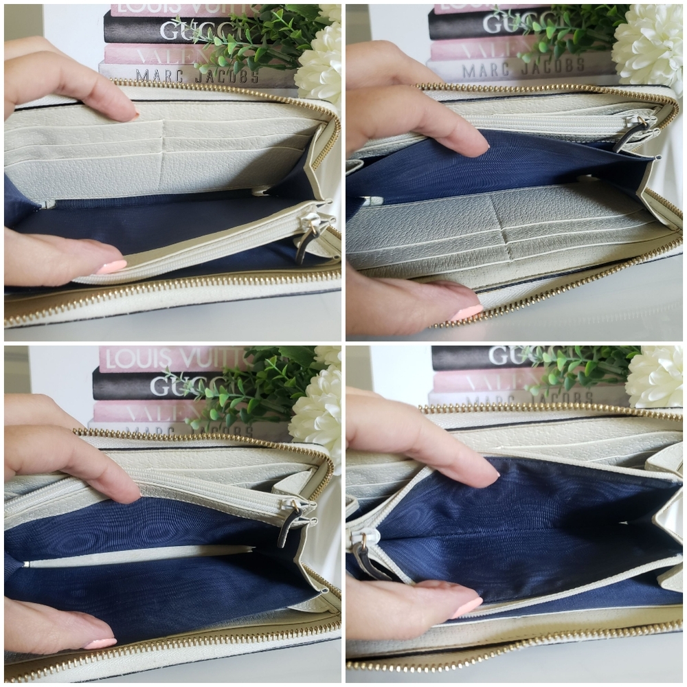 **SOLD** Authentic Pre-owned Gucci Ophidia Web Accent Zip Wallet - Picture 8 of 14